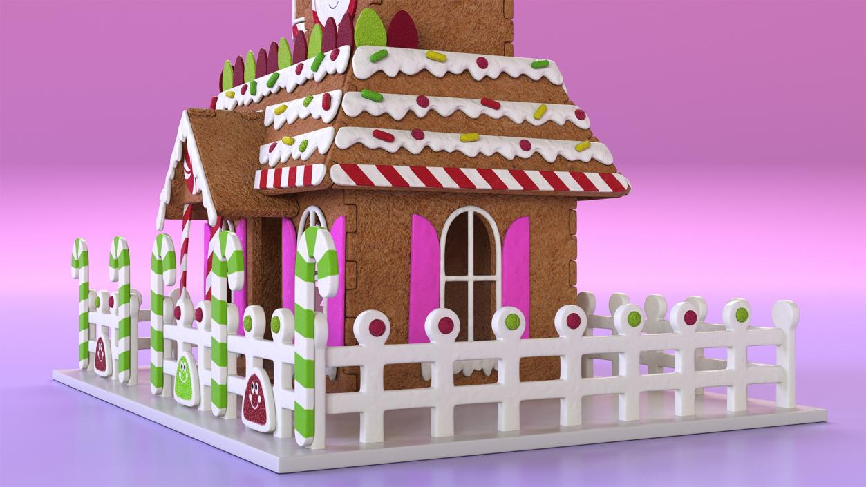 Christmas Gingerbread House 3D