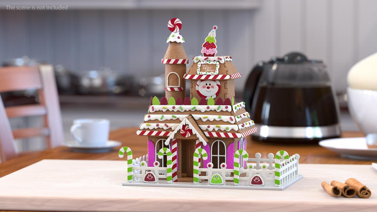 Christmas Gingerbread House 3D