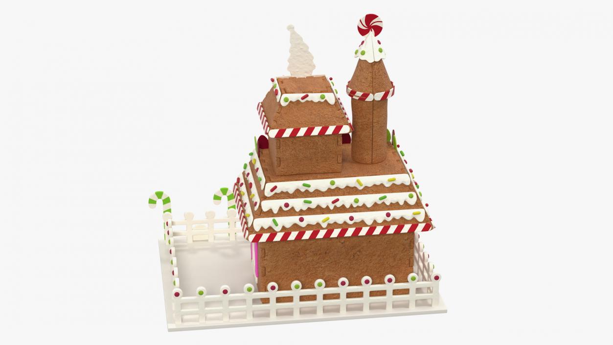 Christmas Gingerbread House 3D