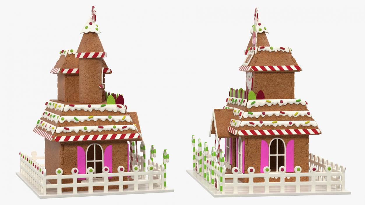 Christmas Gingerbread House 3D