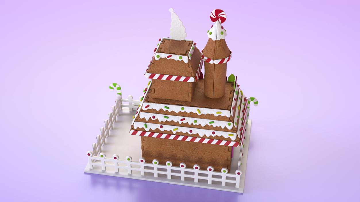 Christmas Gingerbread House 3D