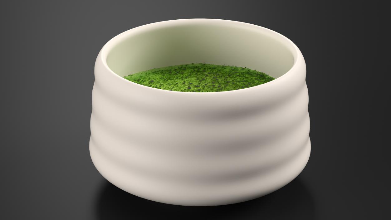 Bowl With Matcha Tea 2 3D