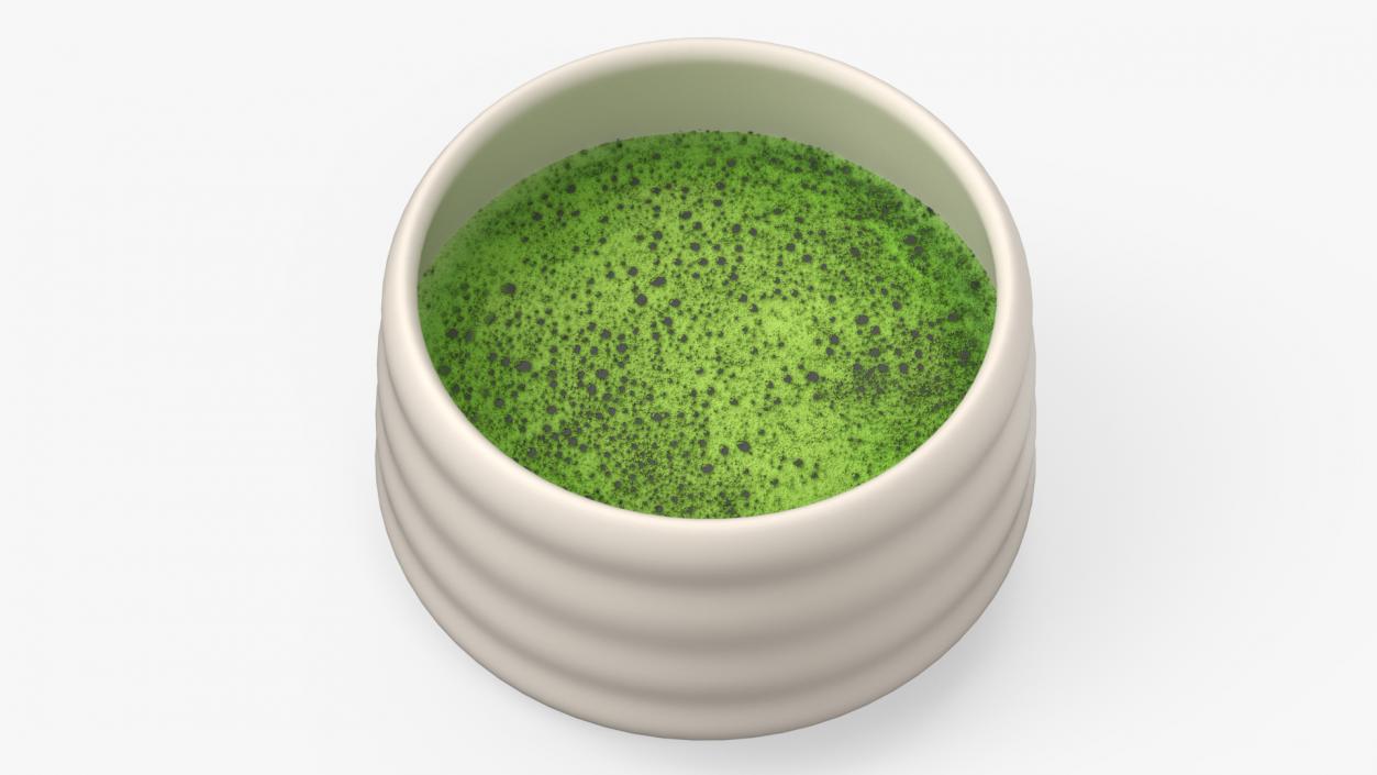 Bowl With Matcha Tea 2 3D