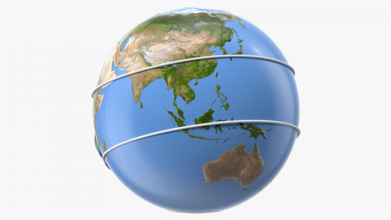 Earth Stylized with Mask 3D model