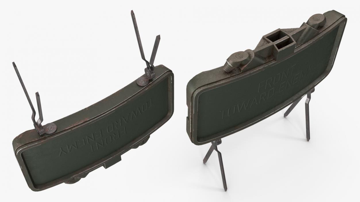 3D model Claymore M18A1 Anti-Man Mine Game Weapon