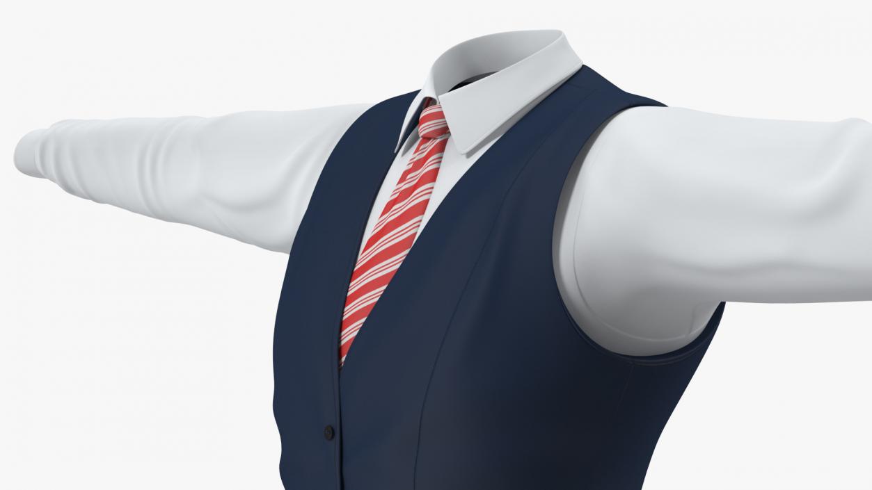 3D School Uniform Set model