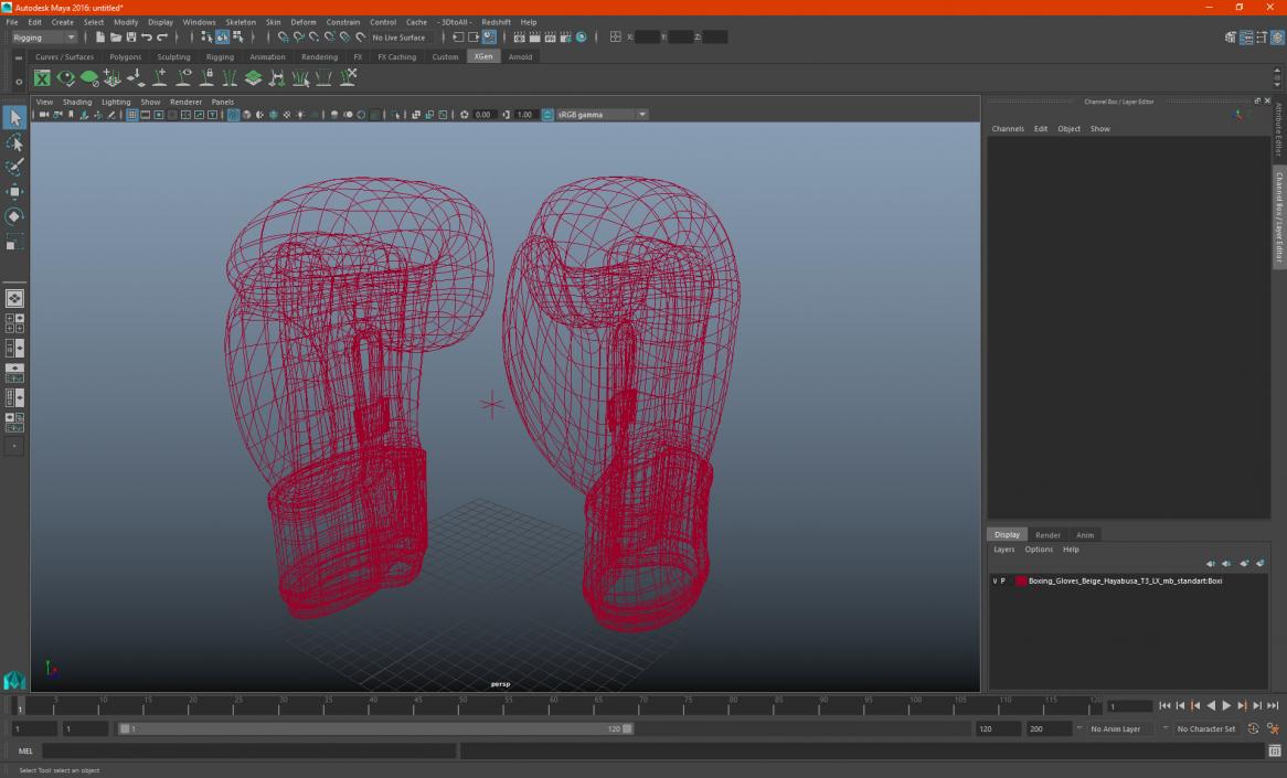 3D model Boxing Gloves 2