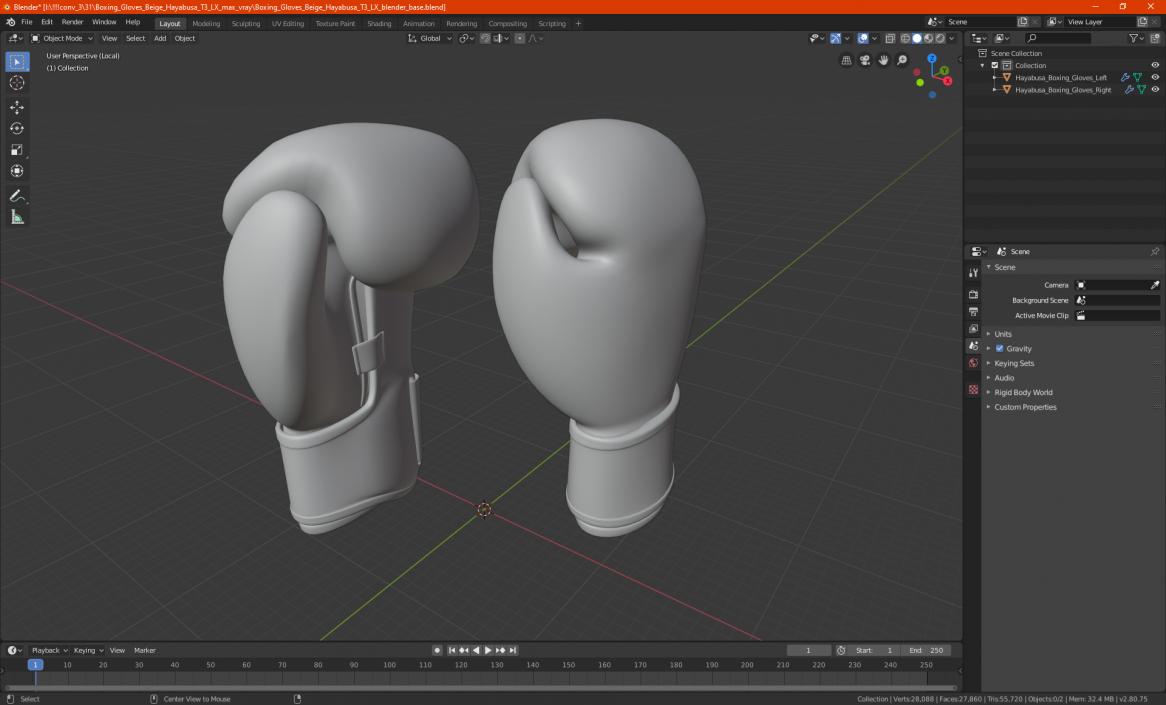 3D model Boxing Gloves 2