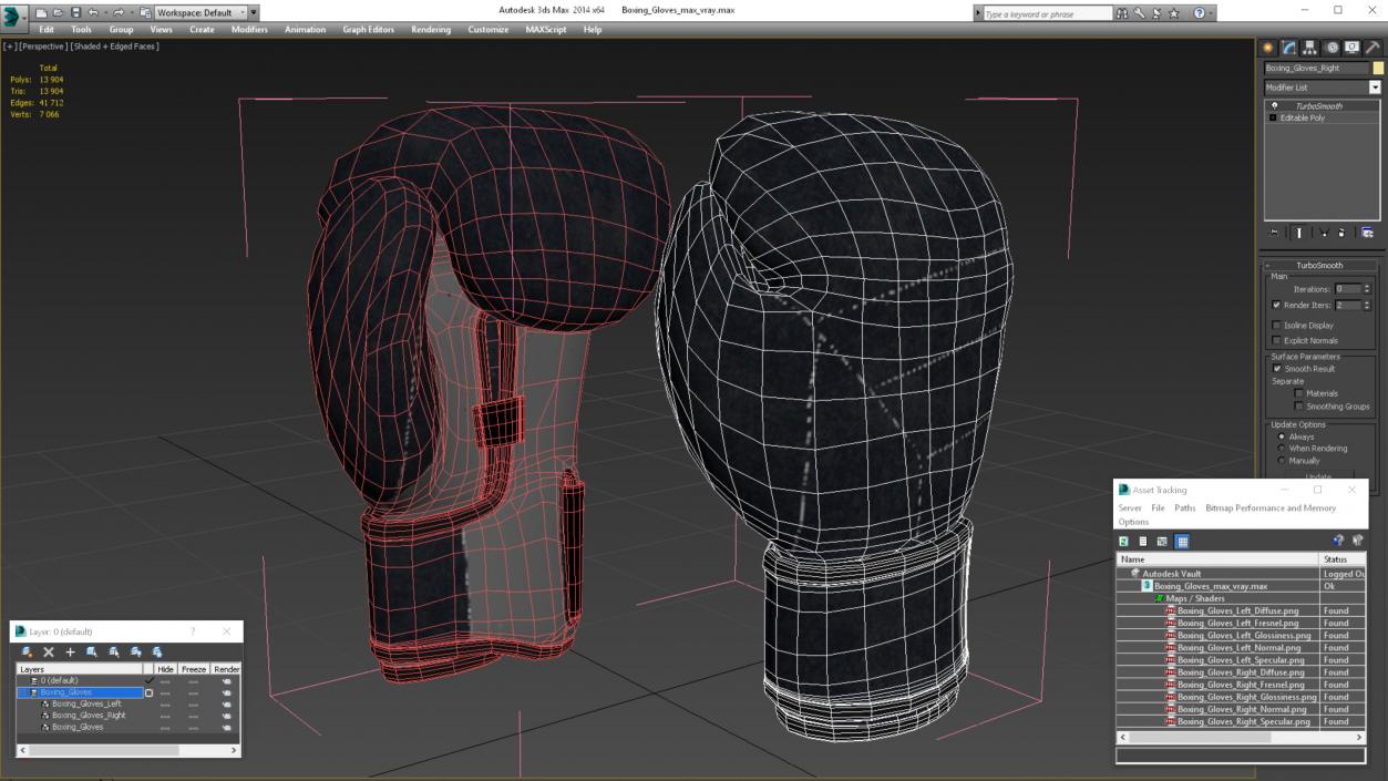 3D model Boxing Gloves 2