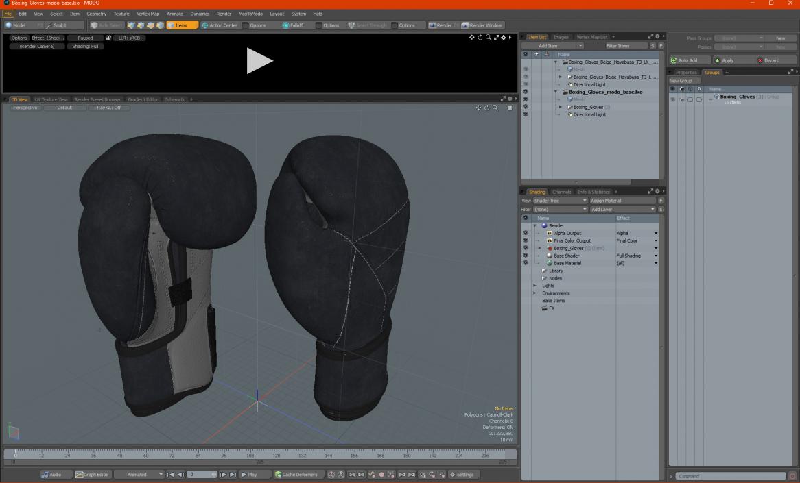 3D model Boxing Gloves 2