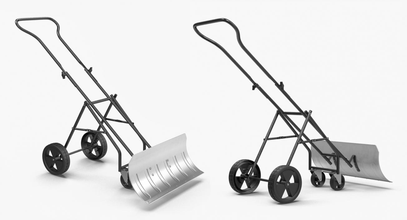 Rolling Snow Shovel 3D model