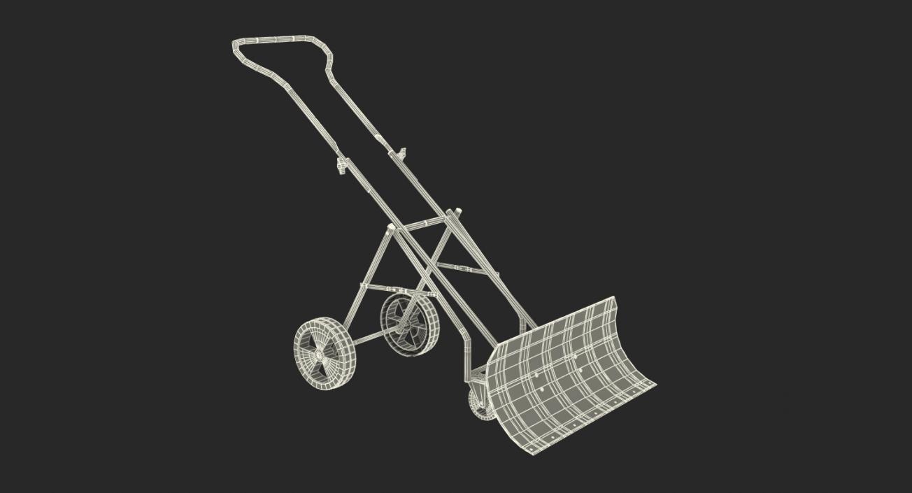 Rolling Snow Shovel 3D model