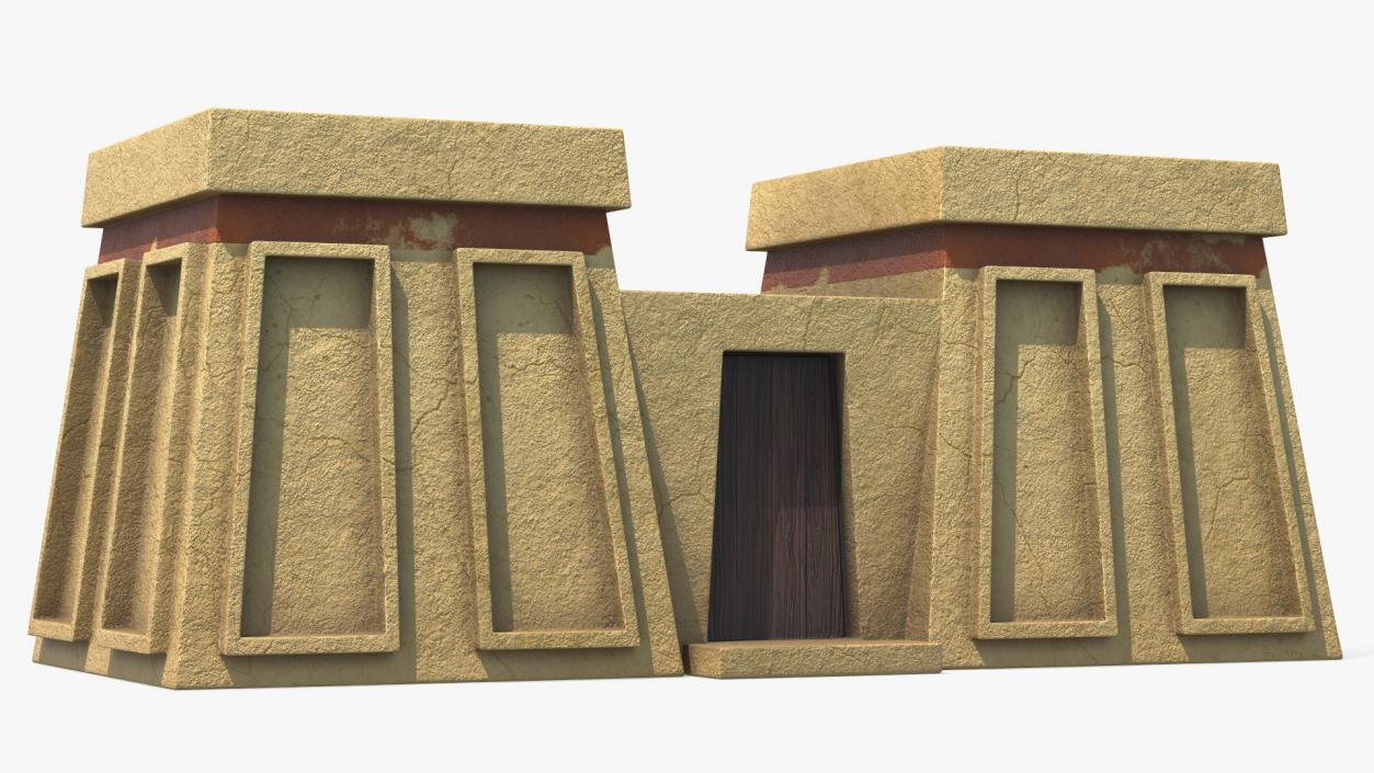 3D Realistic Arab Gate to the Yard