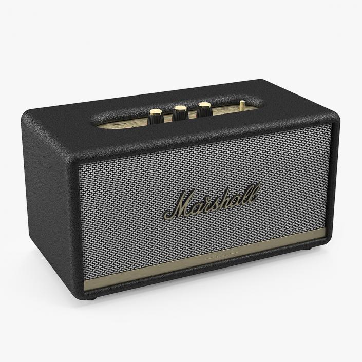 3D Marshall Stanmore II Wireless Bluetooth Speaker Black model