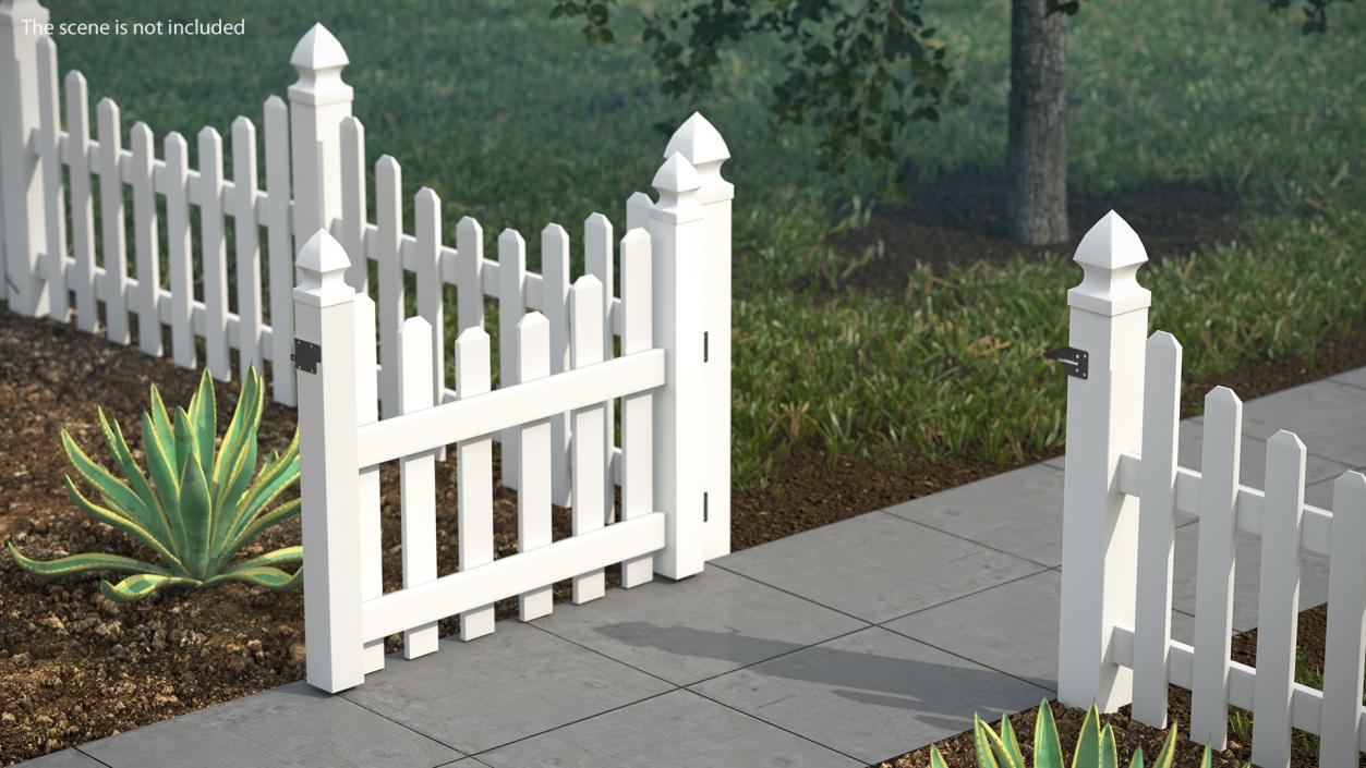 3D model Fence Sections Collection