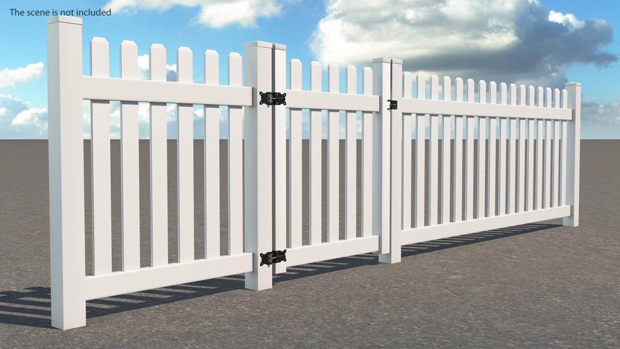 3D model Fence Sections Collection