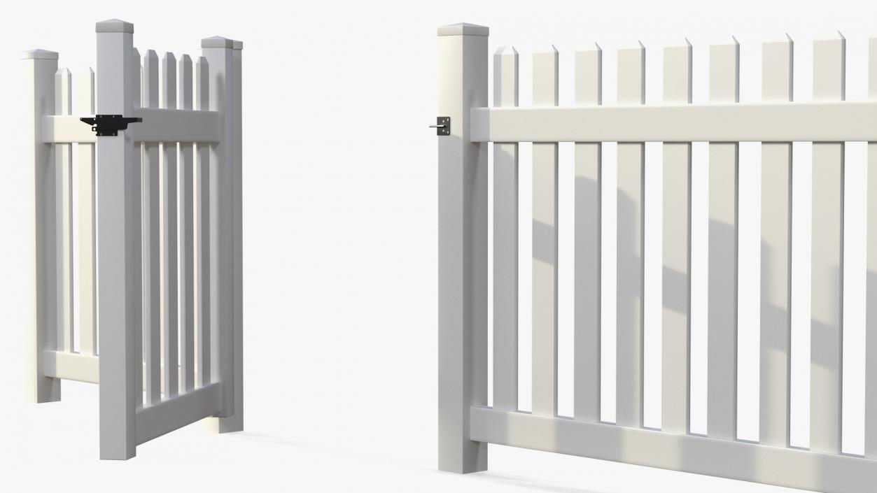 3D model Fence Sections Collection