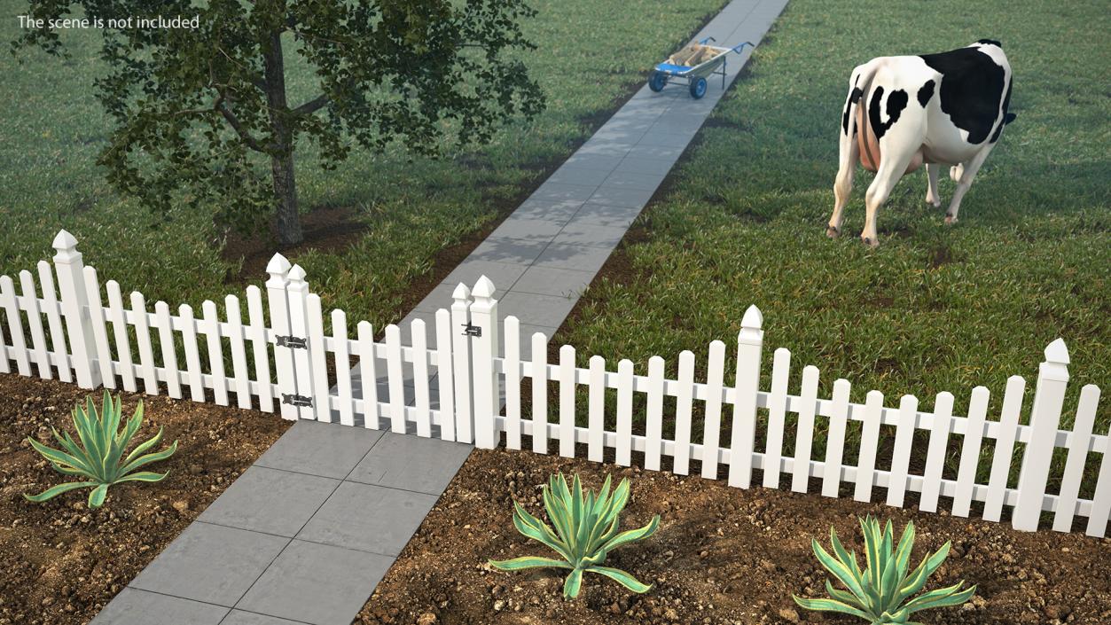 3D model Fence Sections Collection