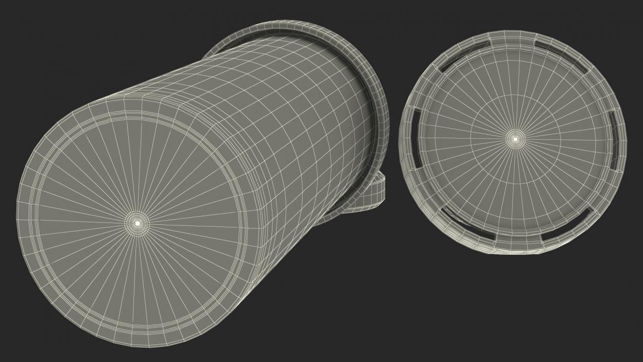 Vitamin C Tube Packaging 10 Tabs Open 3D