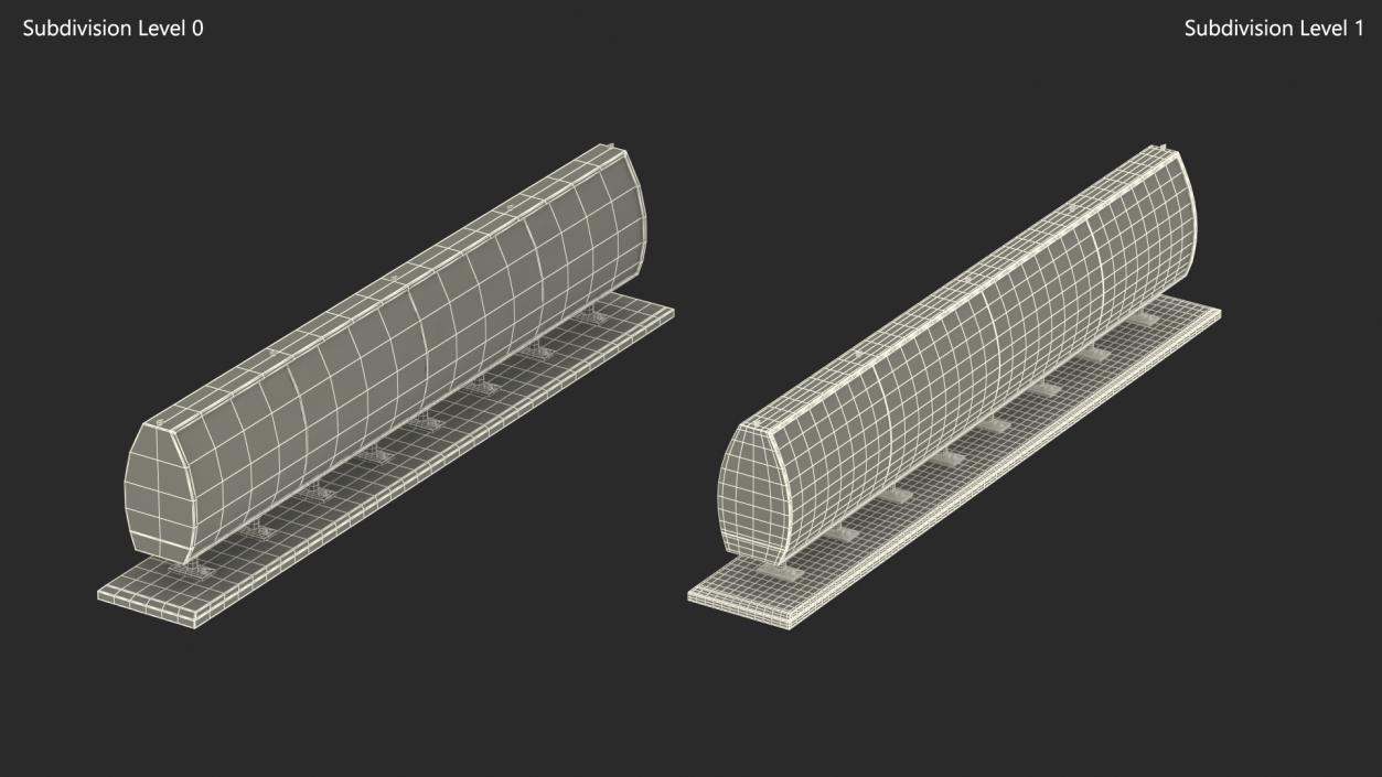 Airport Runway Marking Sign 3D