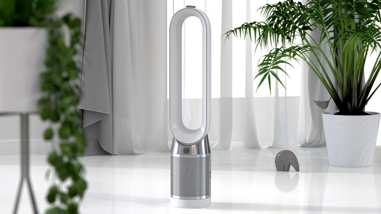 3D model Dyson Pure Cool TP04 Purifying Fan White