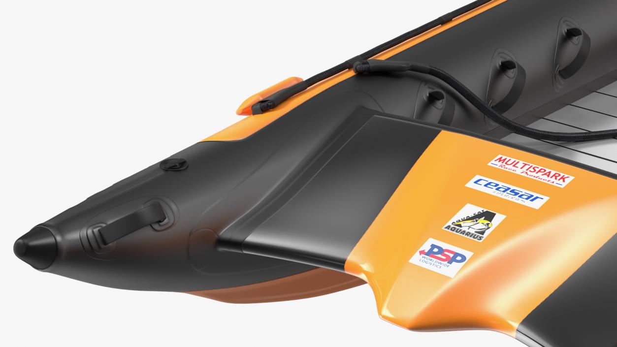 3D model Racing Boat Gemini Zapcat F1 Orange