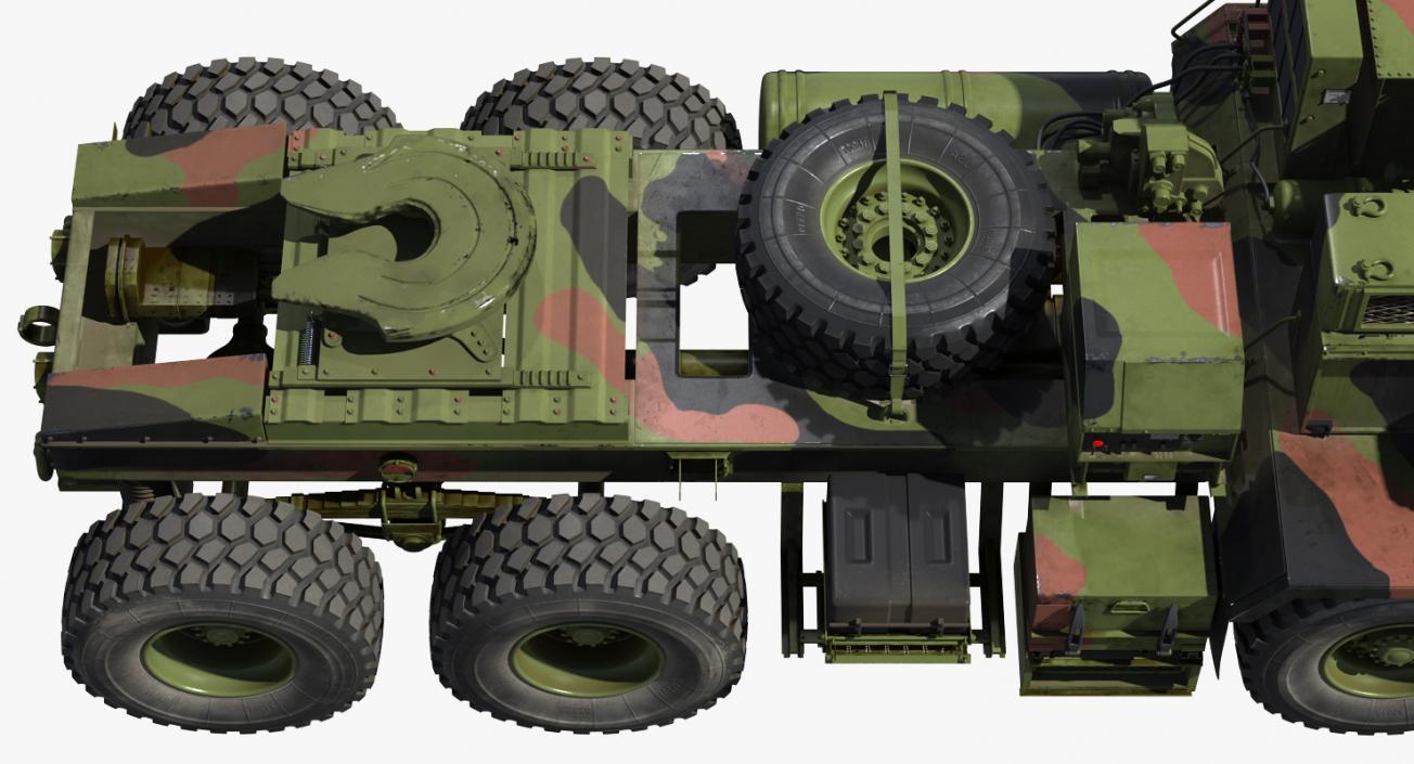 MIM-104 Patriot Surface to Air Missile SAM Rigged 3D model