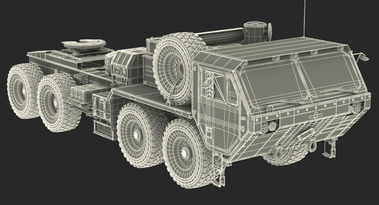 MIM-104 Patriot Surface to Air Missile SAM Rigged 3D model