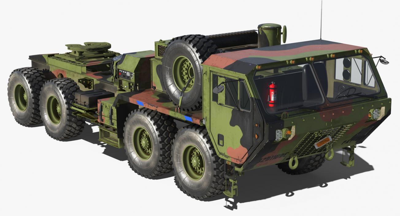 MIM-104 Patriot Surface to Air Missile SAM Rigged 3D model