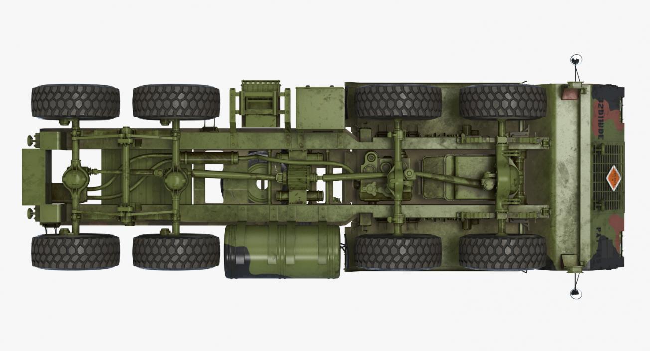 MIM-104 Patriot Surface to Air Missile SAM Rigged 3D model