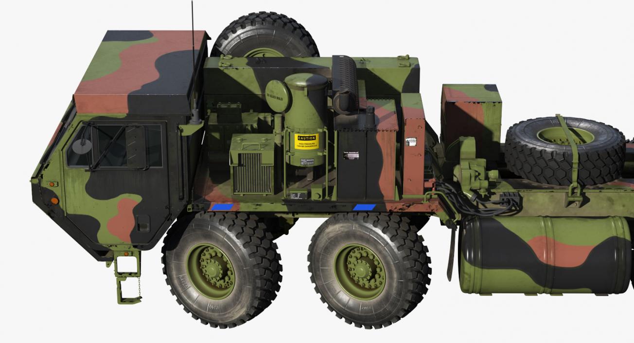 MIM-104 Patriot Surface to Air Missile SAM Rigged 3D model