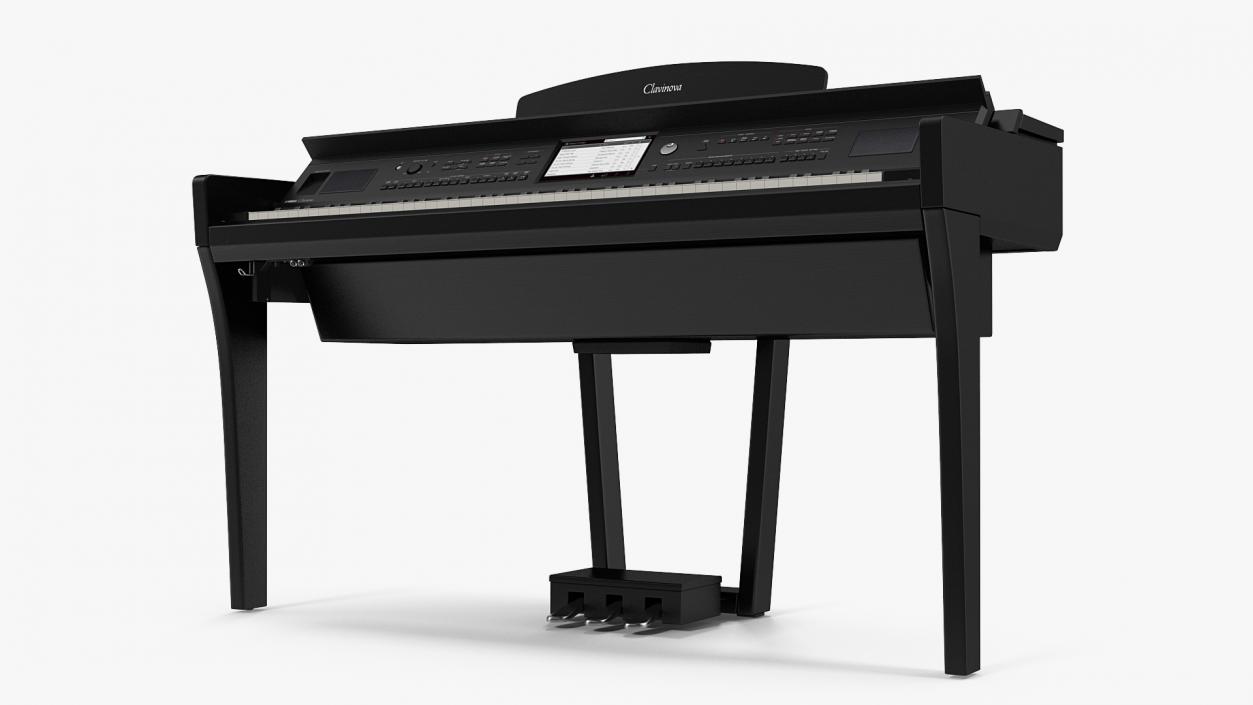 3D model Yamaha Clavinova CVP-709 Black