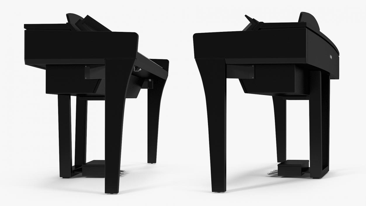 3D model Yamaha Clavinova CVP-709 Black