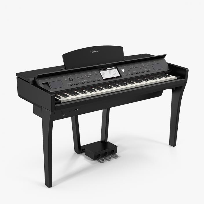 3D model Yamaha Clavinova CVP-709 Black