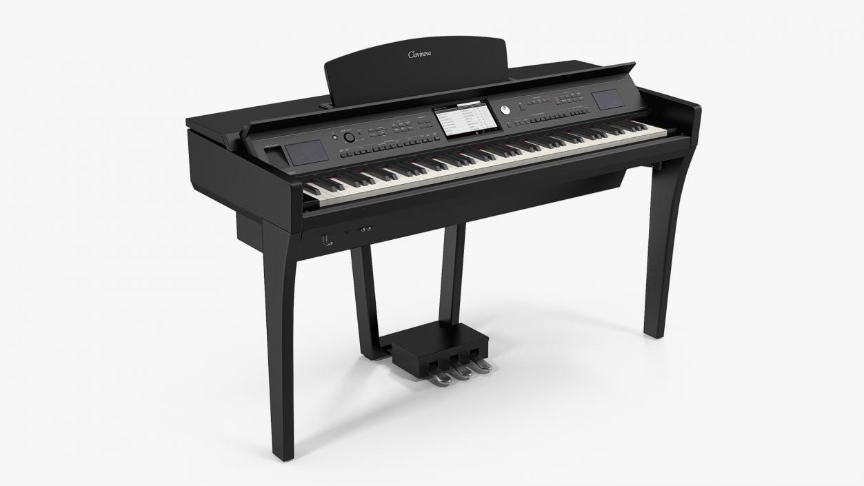 3D model Yamaha Clavinova CVP-709 Black