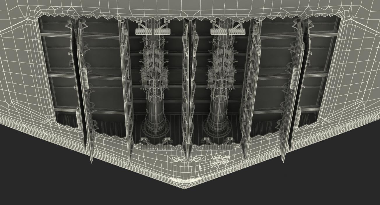 Stealth Bomber B-2 Spirit Rigged 3D