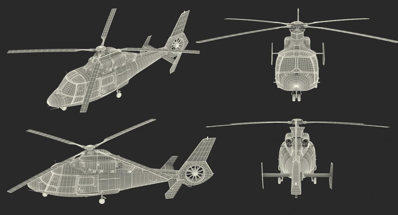 3D Air Ambulance Helicopters Collection