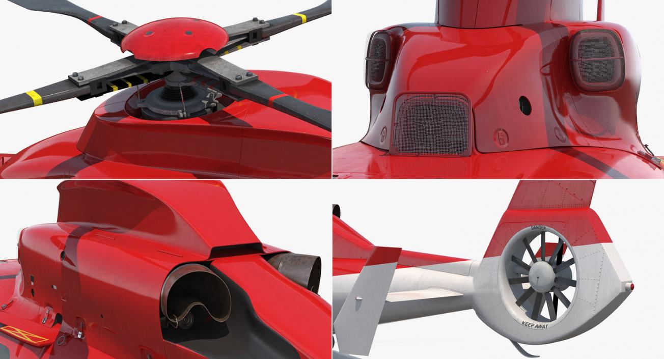 3D Air Ambulance Helicopters Collection