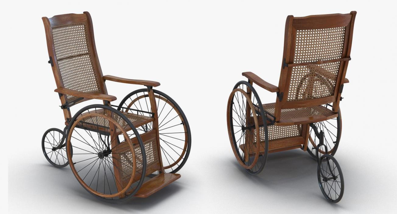 Wheelchairs 3D Models Collection 4 3D model