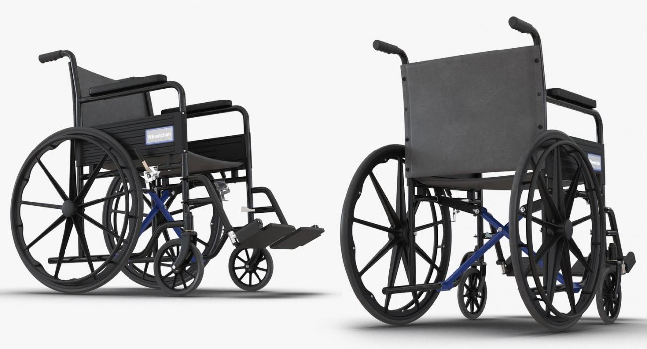 Wheelchairs 3D Models Collection 4 3D model