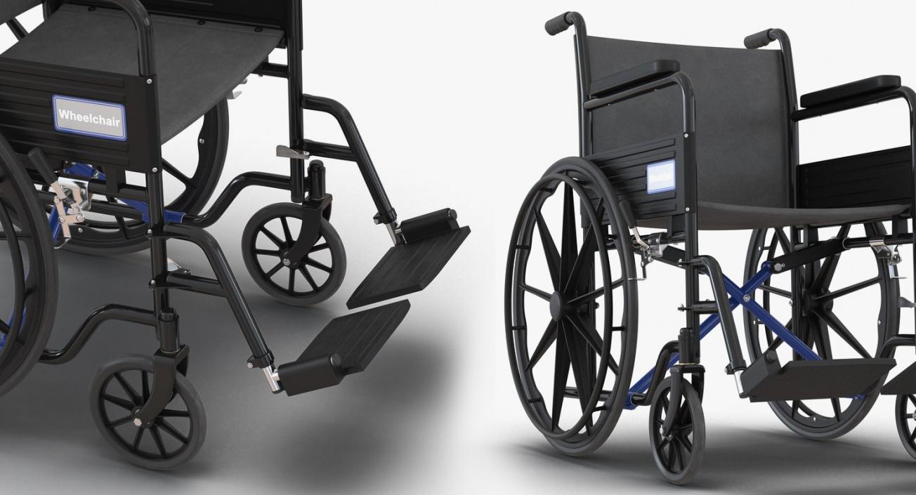 Wheelchairs 3D Models Collection 4 3D model