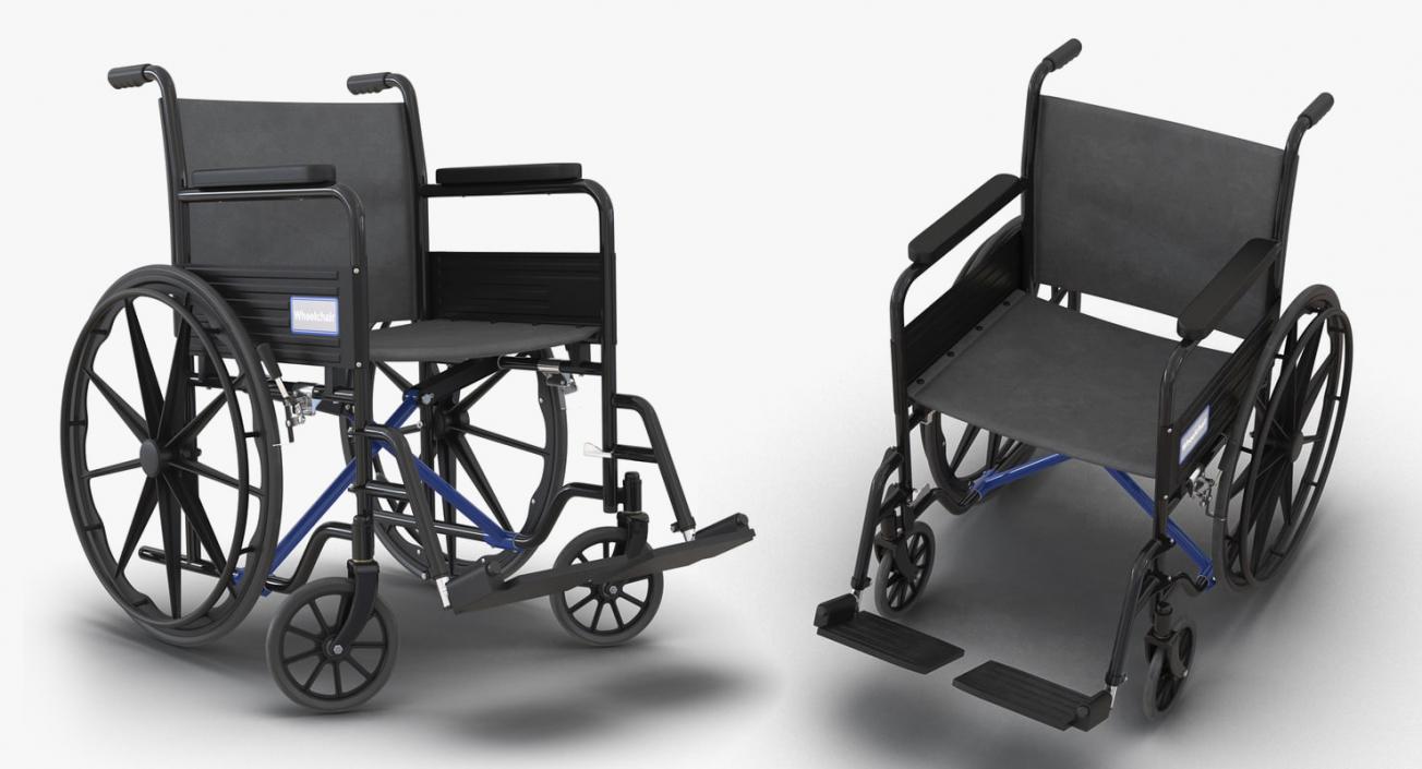 Wheelchairs 3D Models Collection 4 3D model