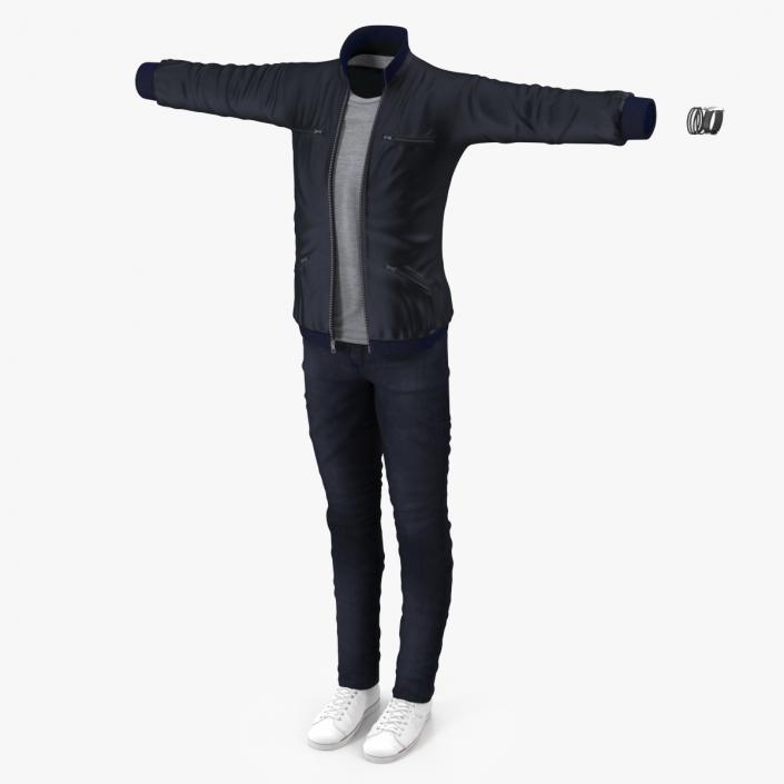 3D Street Clothes Set model