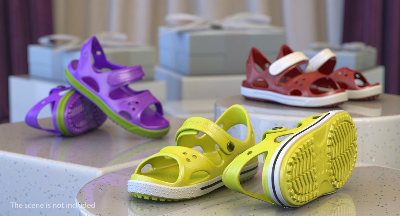 3D Baby Shoes Collection 3 model