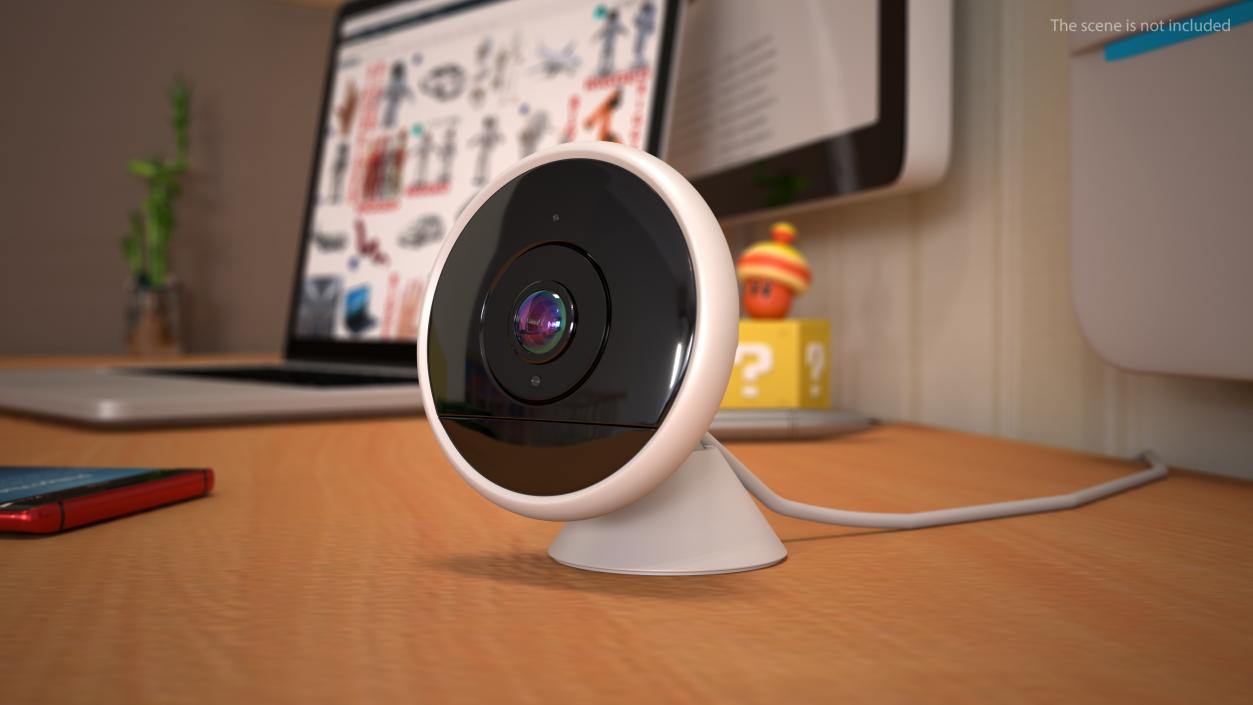 Weatherproof Wired Security Camera 3D model