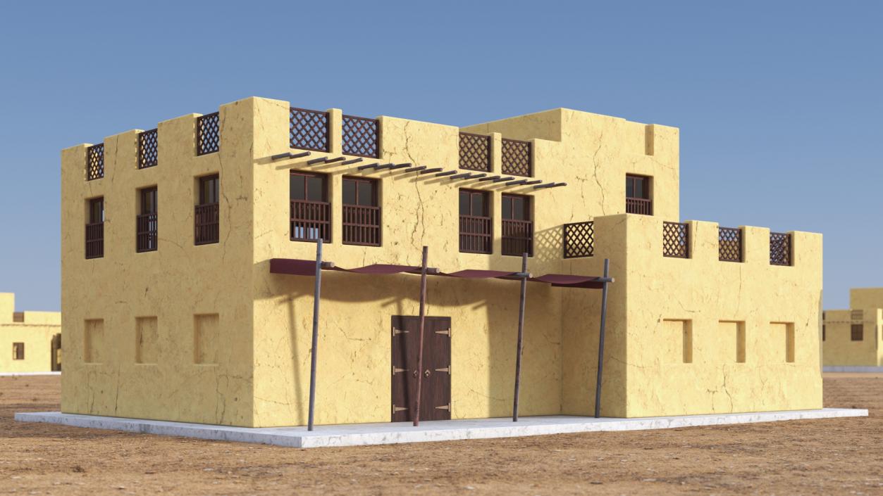 3D model Arab House