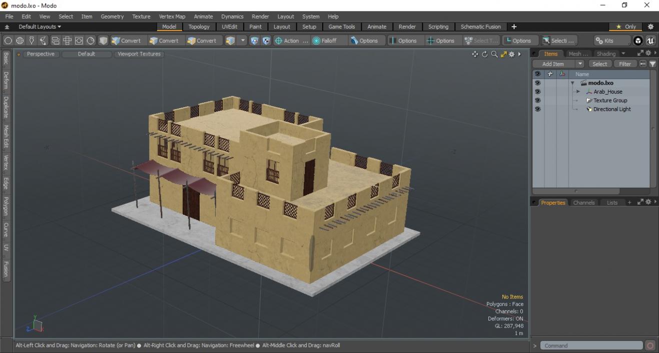 3D model Arab House