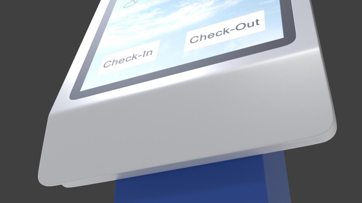 3D Hotel Kiosk 3 model