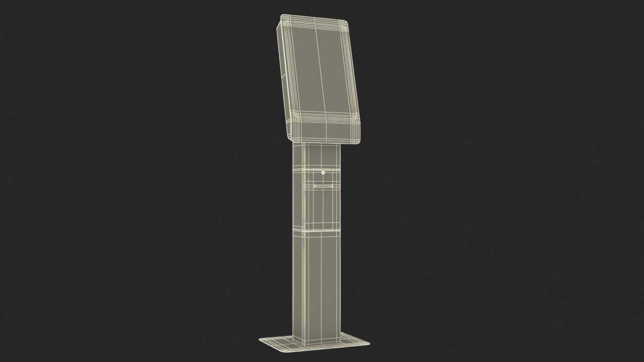 3D Hotel Kiosk 3 model