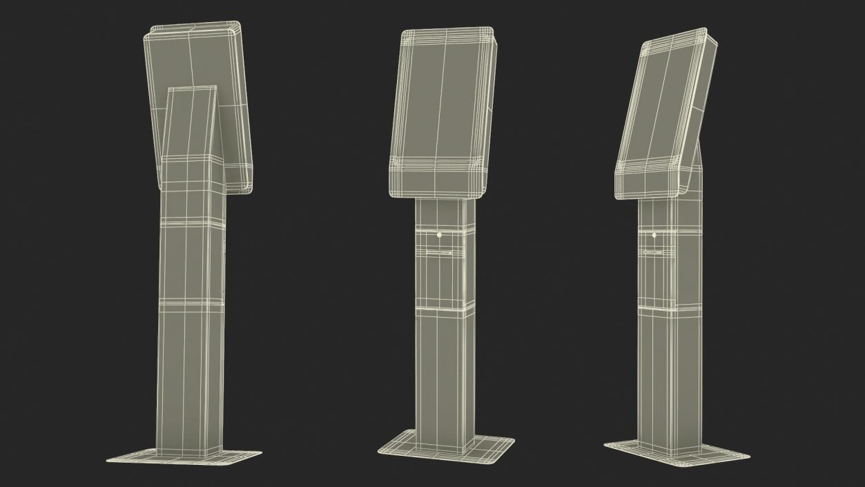 3D Hotel Kiosk 3 model